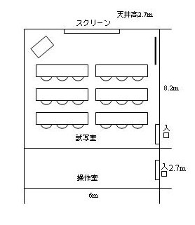 試写室見取り図