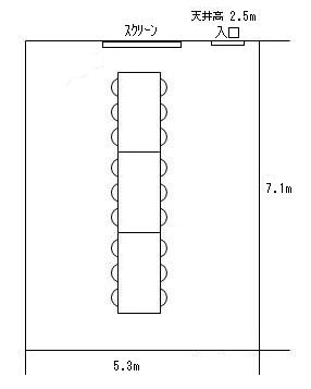 ミーティング室４見取り図